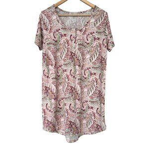 INK+IVY Nightgown Women's Size Medium Soft Stretch Fabric Above the Knee